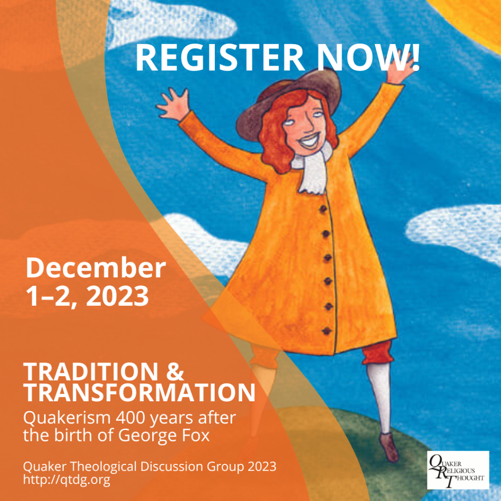 Register for Quaker Theological Discussion Group 2023